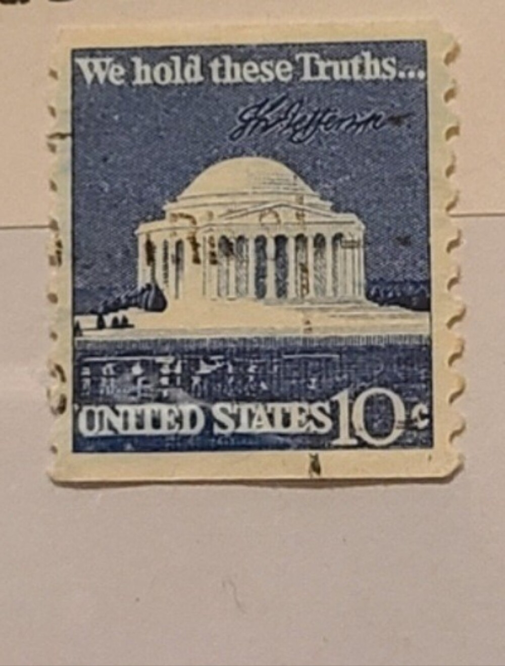 Vintage Memorial Stamp Art For Sale Collectible Ten Cent Stamp Collectible...